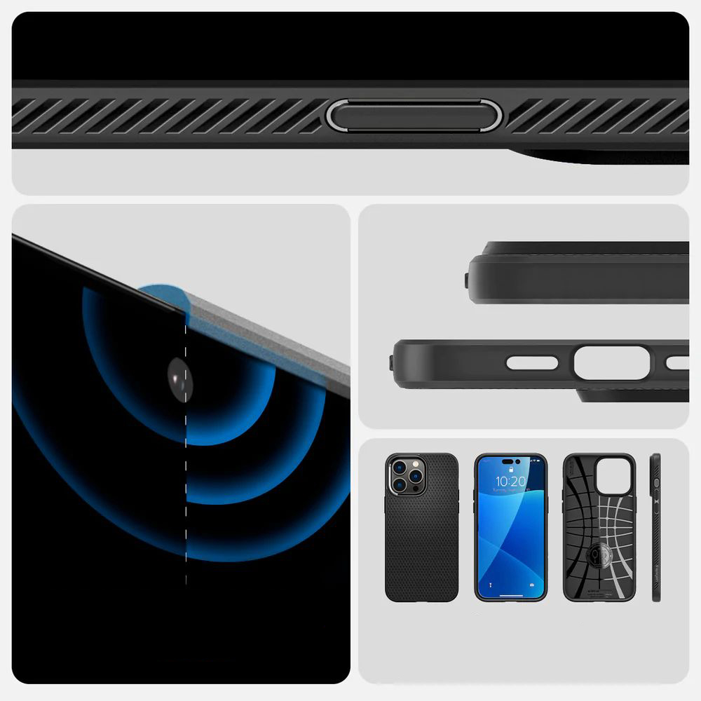 Etui z geometrycznym wzorem Spigen Liquid Air do iPhone 14 Pro